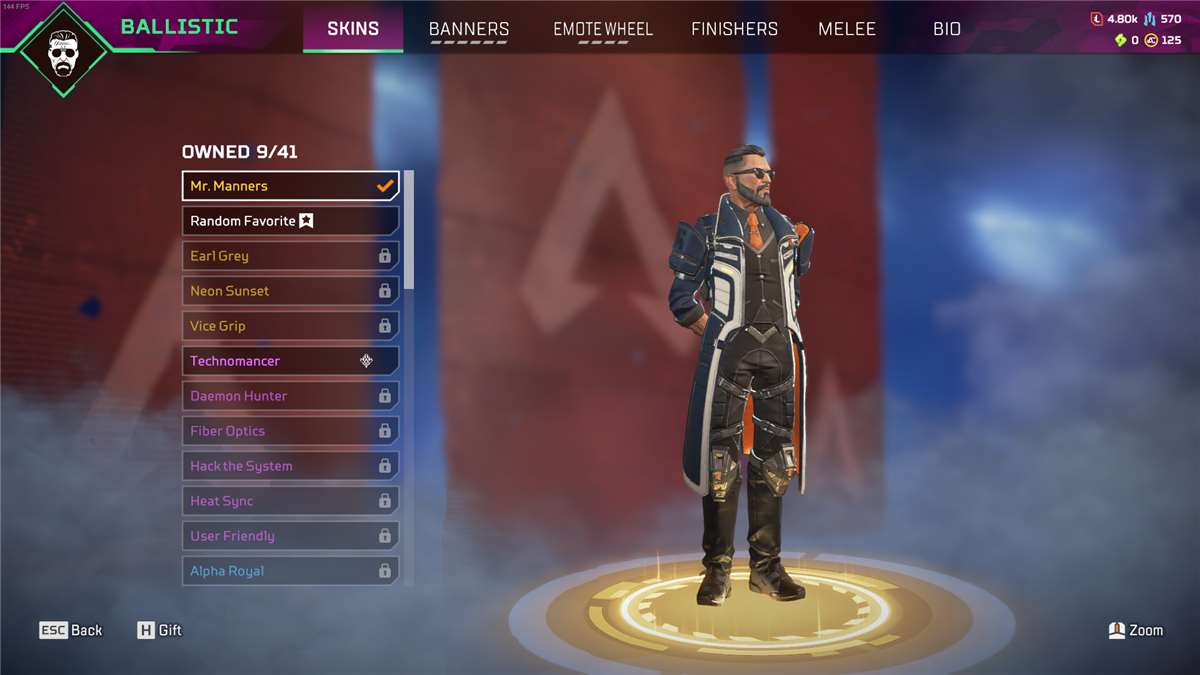 Game account sale Apex Legends